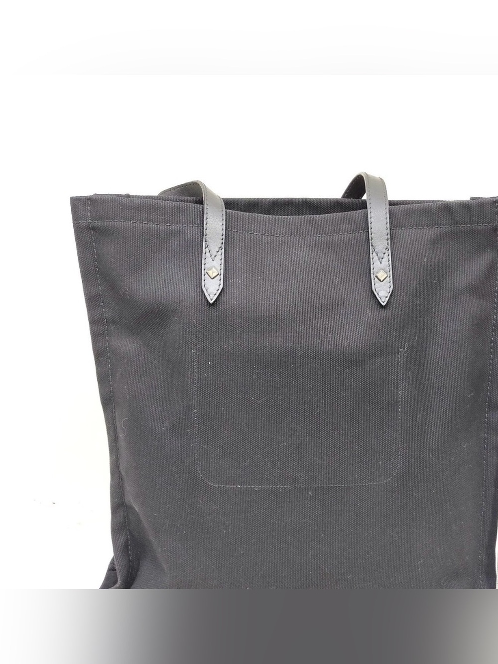 Jimmy Choo Black Canvas Tote Bag - Picture 3 of 11